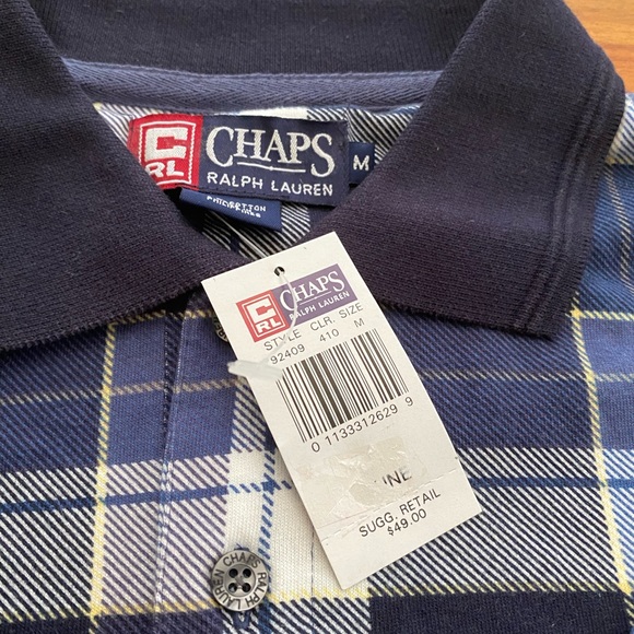 Chaps Short Sleeve Polo Style Shirt - Picture 3 of 5